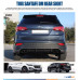 tuix rear bumper body kit for hyundai santa fe dm 2012-16